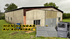 J'alimente mon hangar grâce au soleil ☀️